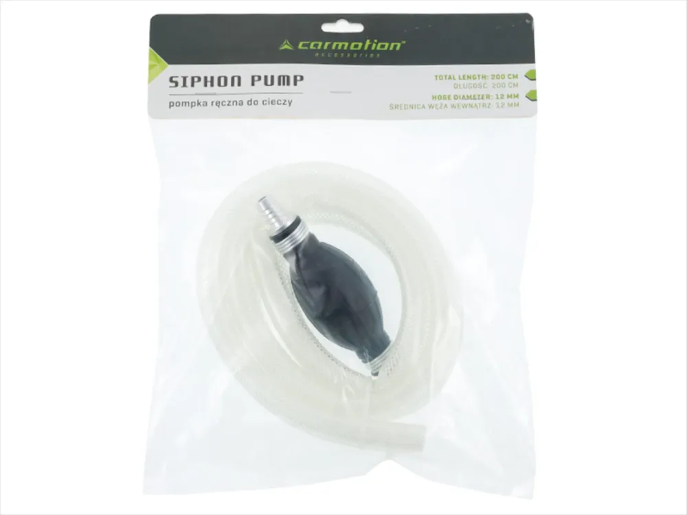 Ručna pumpa za gorivo - 2 x 12 mm x 1 m crijeva