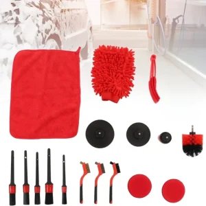 Set za auto detajling četke 17u1