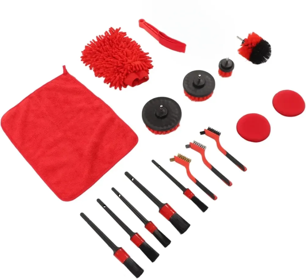 Set za auto detajling četke 17u1