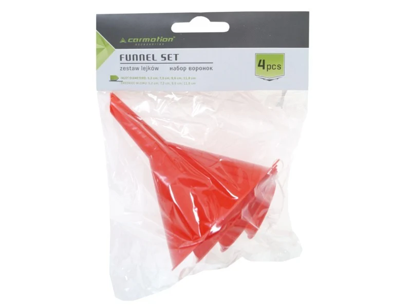 Set plastičnih lijevaka, 4 kom