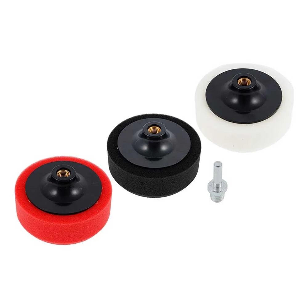 Set od 3 spužve za poliranje + adapter