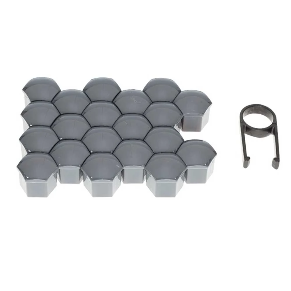 Set zaštitnih kapica za vijke kotač – 17 mm, grafit (20 kom)