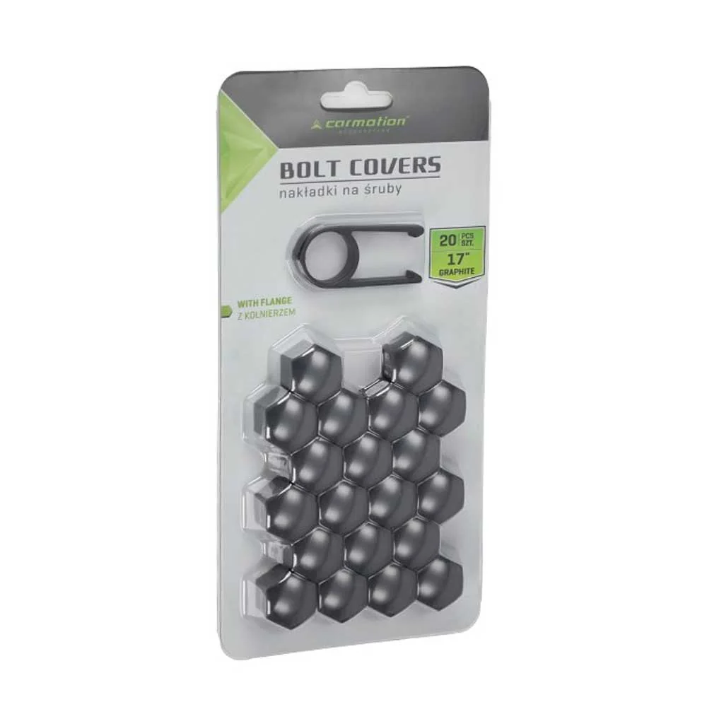 Set zaštitnih kapica za vijke kotač – 17 mm, grafit (20 kom)