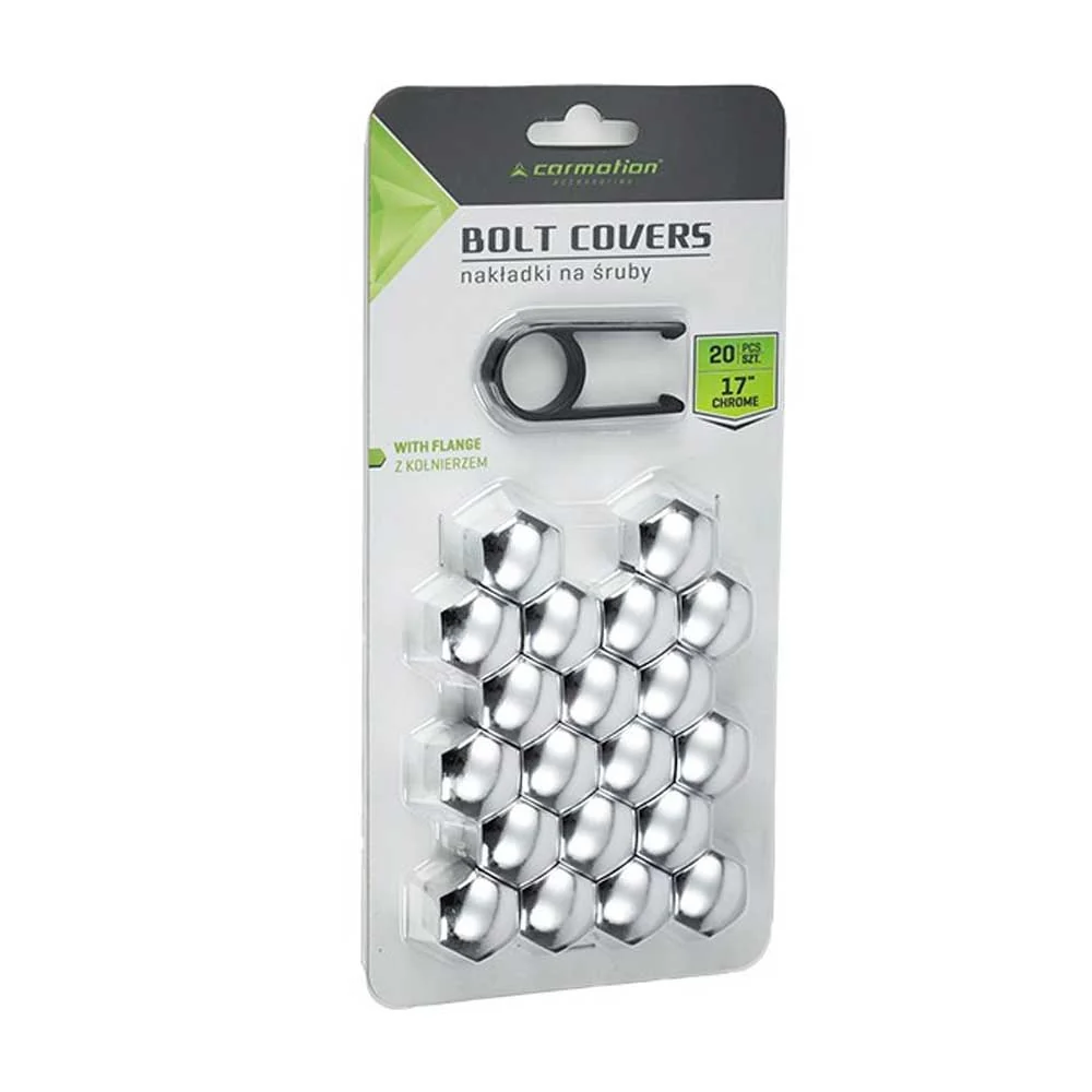 Set zaštitnih kapica za vijke kotač – 17 mm, krom (20 kom)
