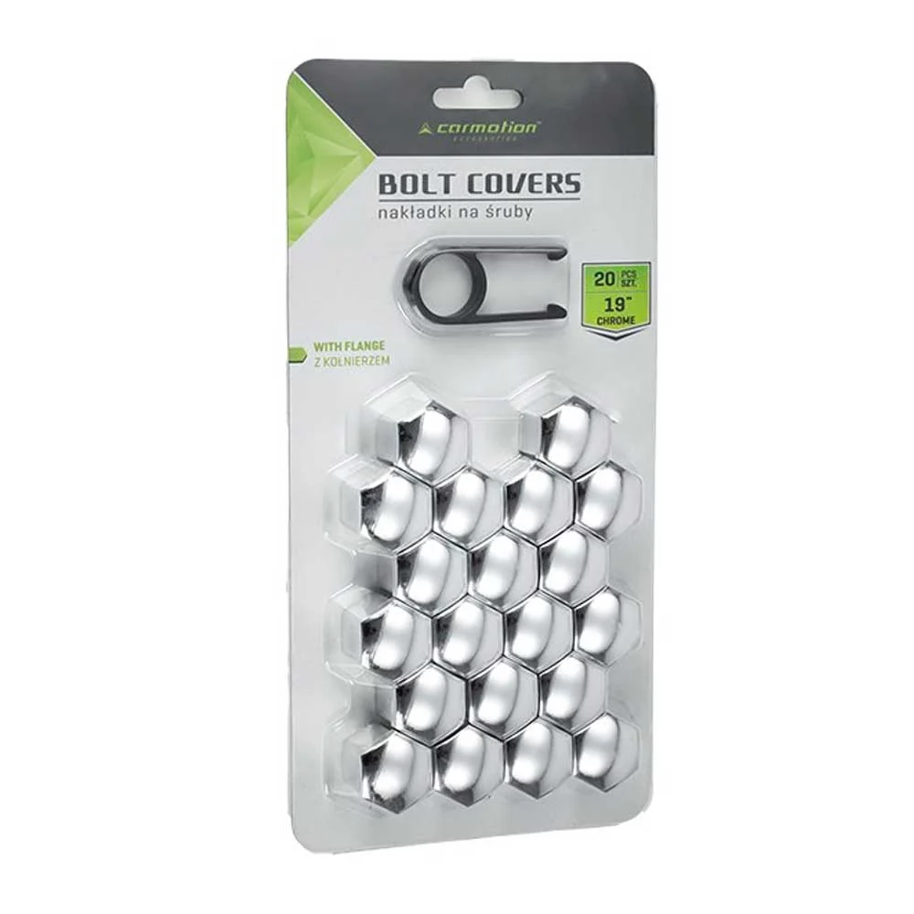 Set zaštitnih kapica za vijke kotač – 19 mm, krom (20 kom)
