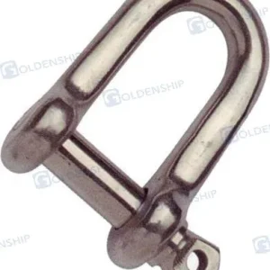 D SHACKLE, SCREW PIN 4MM (2)