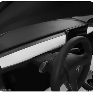 Silikonski poklopac nadzorne ploče s umetcima ploče na vratima za Tesla 3/Y (bijelo)