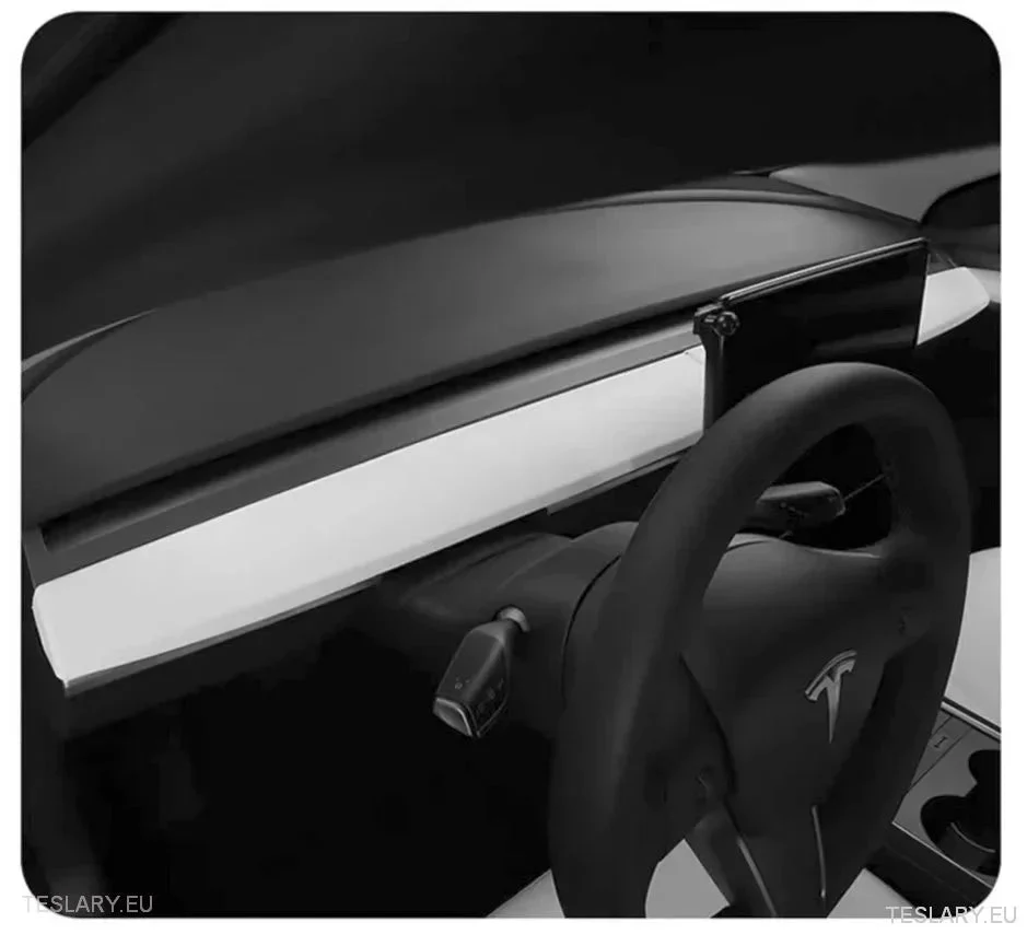 Silikonski poklopac nadzorne ploče s umetcima ploče na vratima za Tesla 3/Y (bijelo)