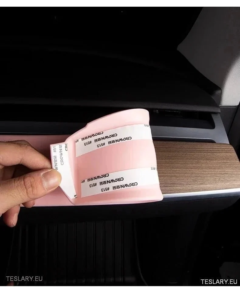 Silikonski poklopac nadzorne ploče s umetcima ploče na vratima za Tesla 3/Y (bijelo)