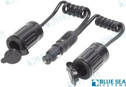 SINGLE 12V DC PLUG DOUBLE EXTENSION
