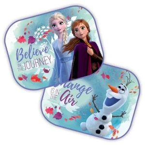 Sjenilo za sunce 44x35 cm, Anna & Elsa & Olaf, 2 kom