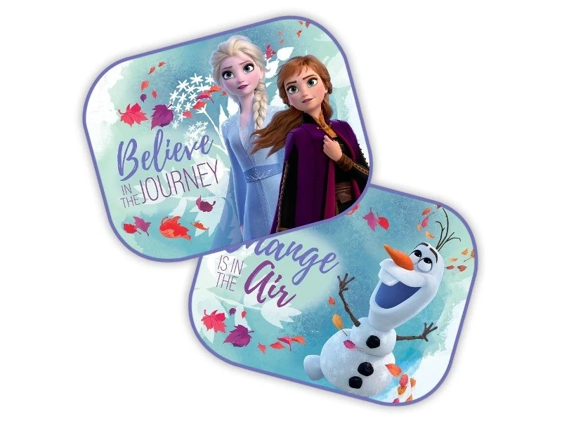 Sjenilo za sunce 44x35 cm, Anna & Elsa & Olaf, 2 kom