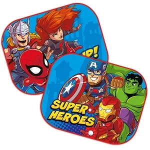 Sjenilo za sunce 44x35 cm, Avengers 2, 2 kom