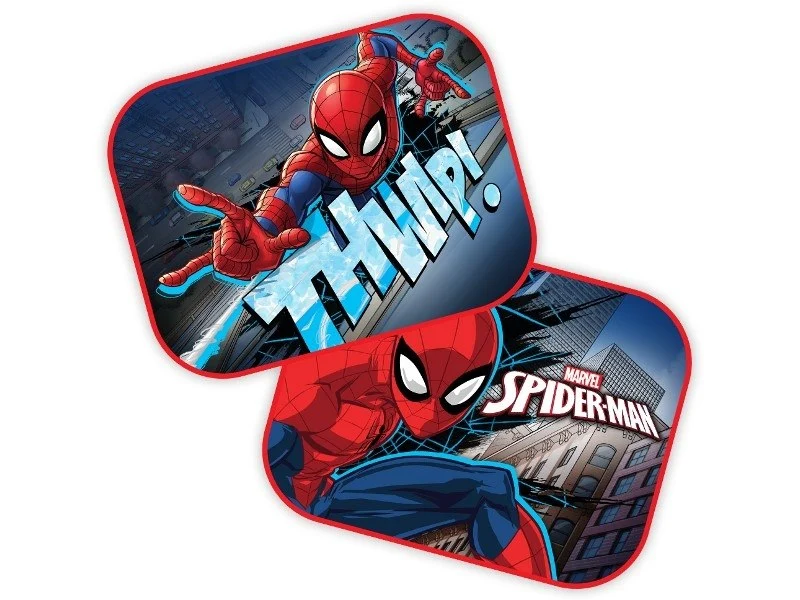 Sjenilo za sunce 44x35 cm, Spider-Man, 2 kom