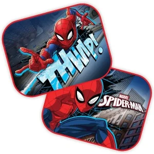 Sjenilo za sunce 44x35 cm, Spider-Man, 2 kom