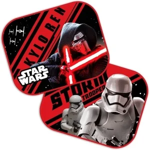 Sjenilo za sunce 44x35 cm, Star Wars First Order, 2 kom