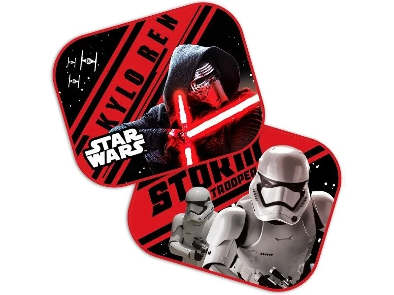 Sjenilo za sunce 44x35 cm, Star Wars First Order, 2 kom