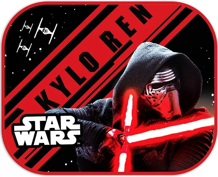 Sjenilo za sunce 44x35 cm, Star Wars First Order, 2 kom