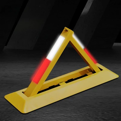 Sklopiva Barijera za Parking Mesto sa Reflektujucim Trakama