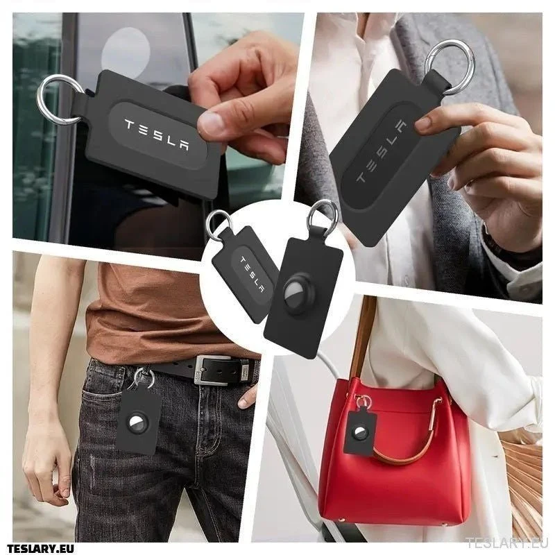 Slučaj držč silikonske kartice za Apple Airtag & Tesla Key Card