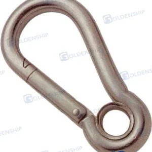SNAP HOOK W/EYE AISI-316 5X50MM