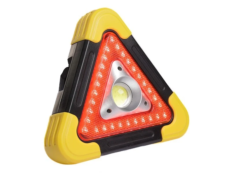 Solarni LED sigurnosni trokut s COB lampom