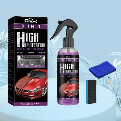 Sprej za Zastitu i Poliranje Automobila 3u1
