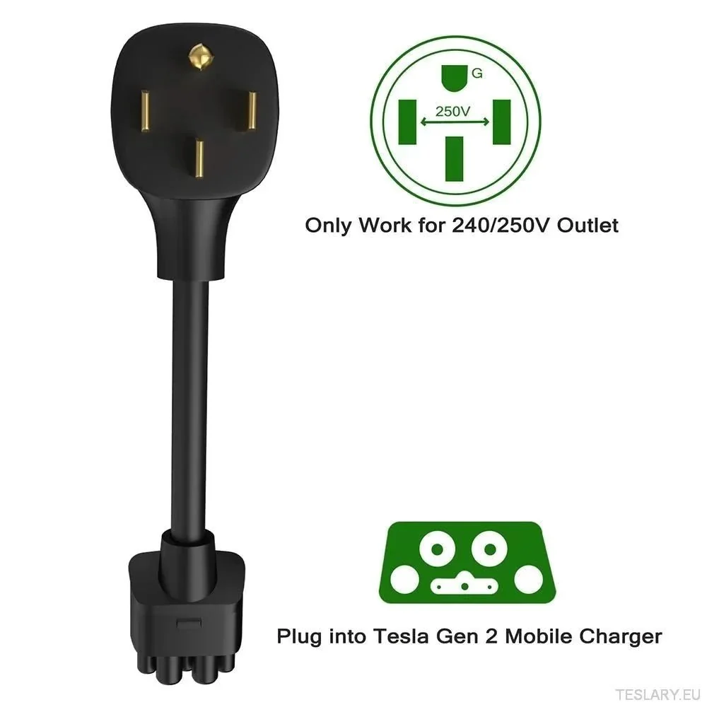Tesla 32 amp adapter za gen 2 punjače