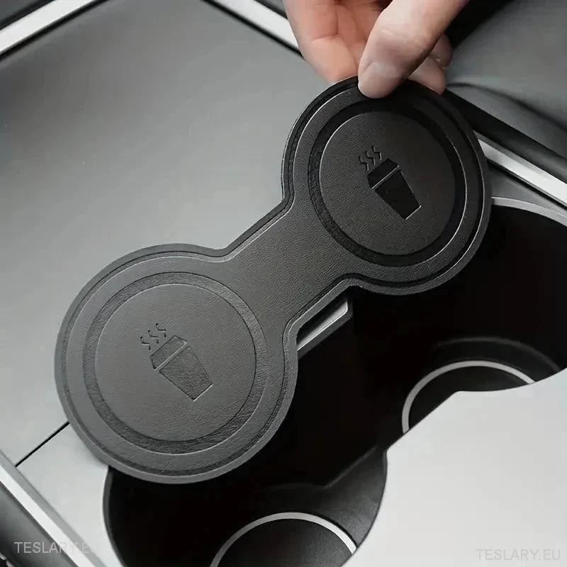 Tesla 3/y Crna kožna središnja konzola za umetke