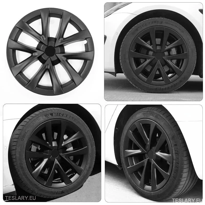 Tesla 3 18 "Full Rim Silver / Grey Arachnid Sport Style Cover Cower