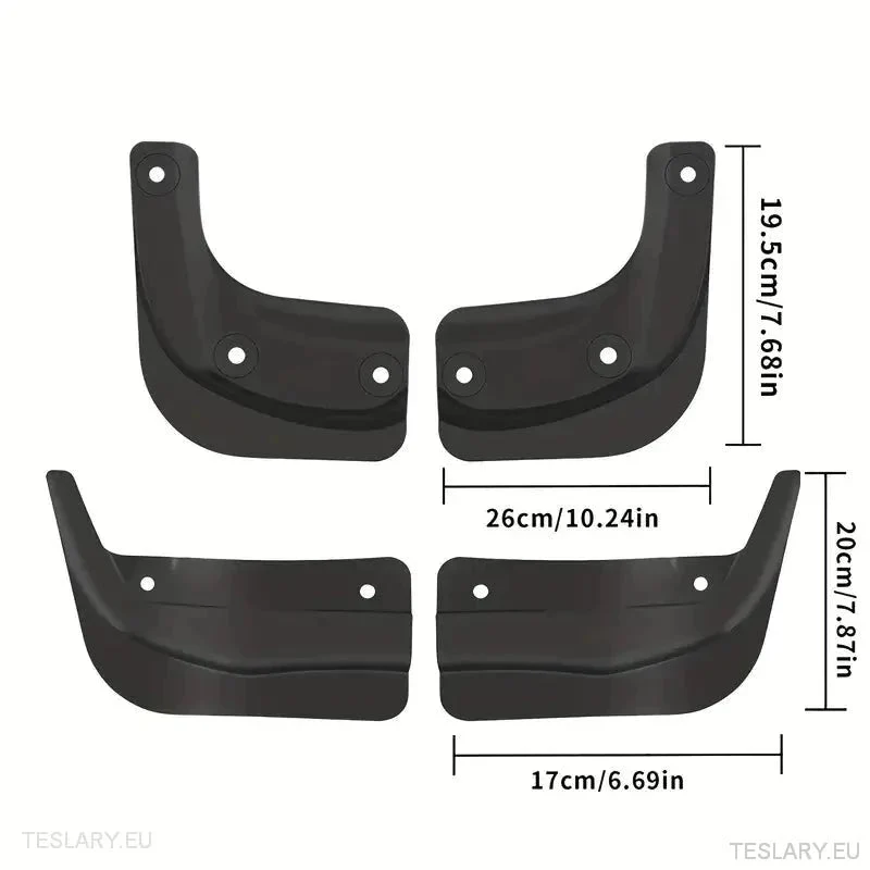 Tesla 3 Highland Anti Splash Fender obloga (blata zaklopke)