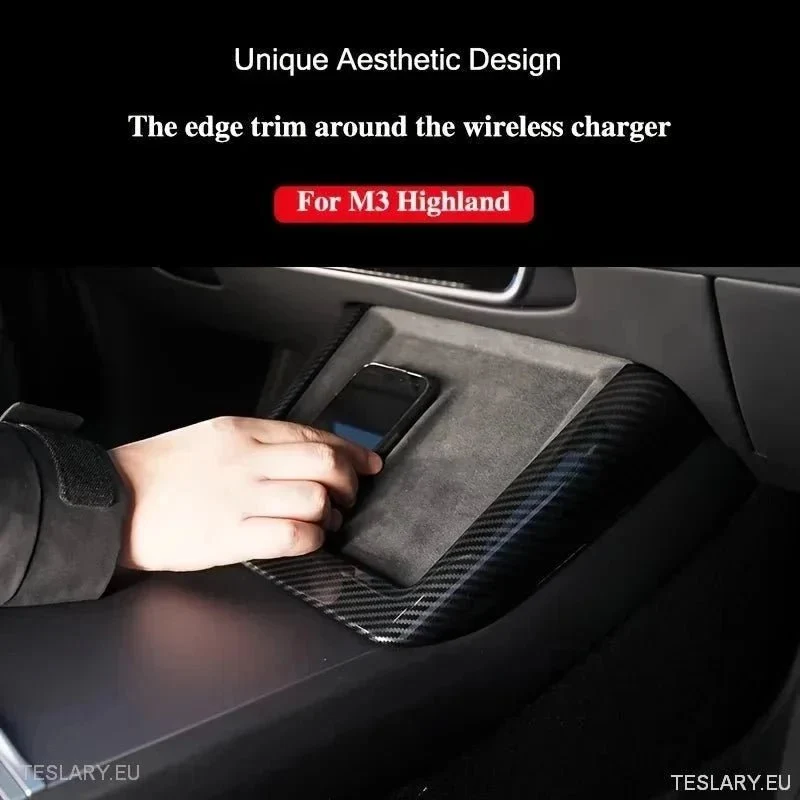 Tesla 3+ Highland bežični punjač ugljičnih vlakana