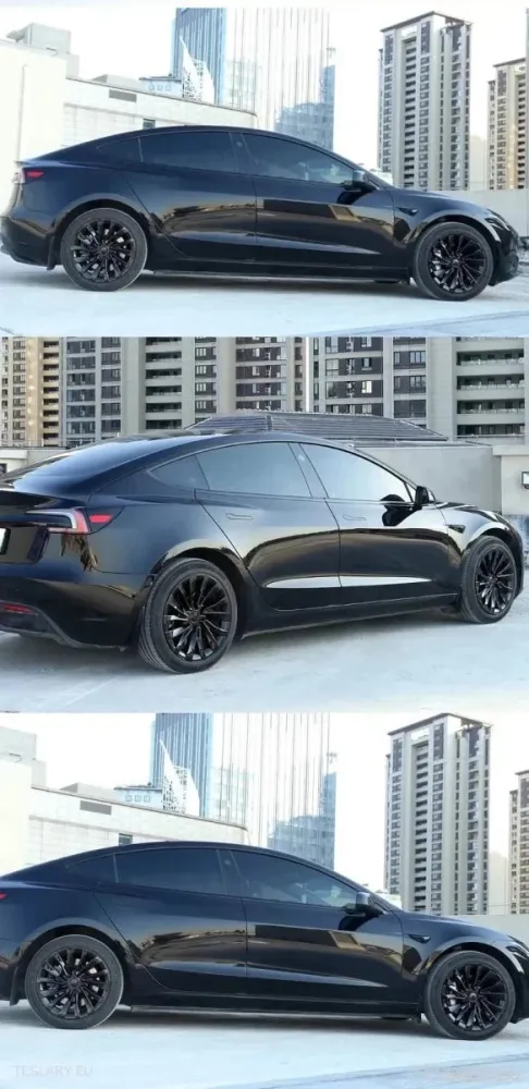 Tesla 3 Highland 18 "Full Full Rim Silver Sport Style Cover Cower