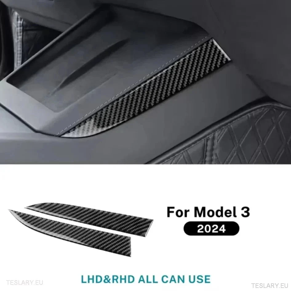 Tesla 3 Highland Real meo meki ugljični vlaknski obloga za bežični punjač