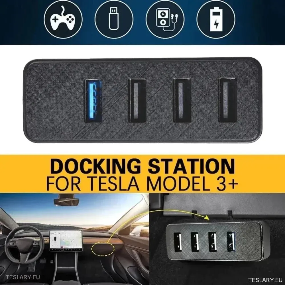 Tesla 3 Highland rukavica Docking Station 4 Ports