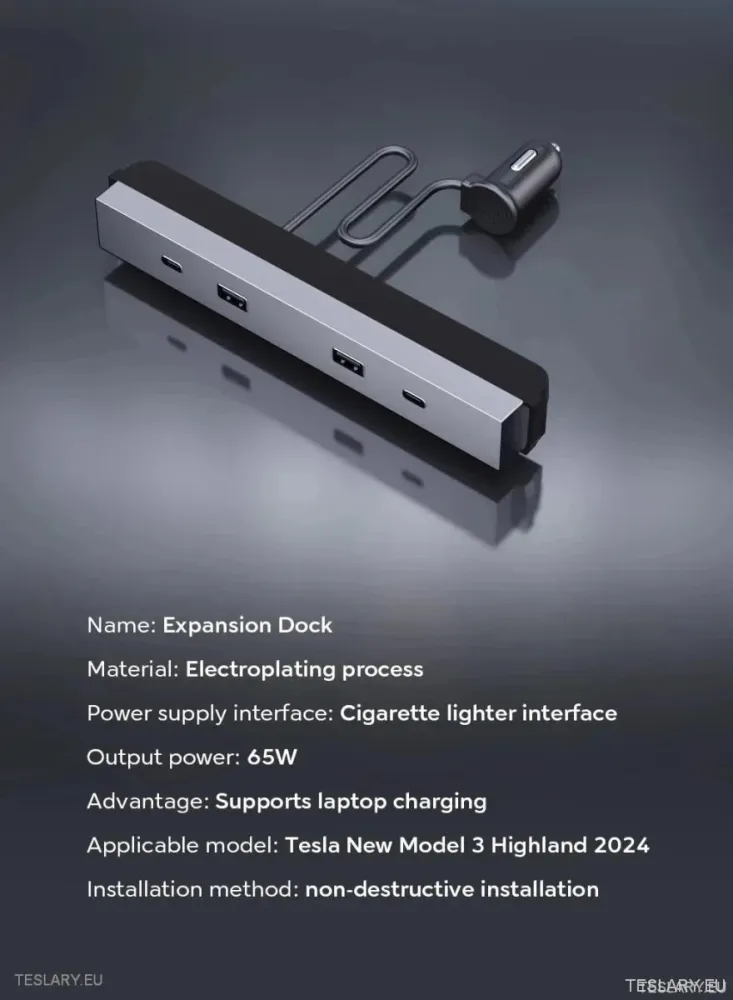 Tesla 3 Highland 4-1 USB ekspanzijsko središte
