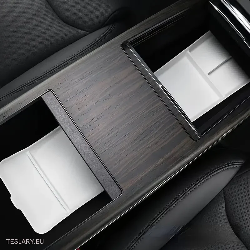 Tesla Model S / X 2022 - 2024. Organizator za pohranu središnje konzole LHD