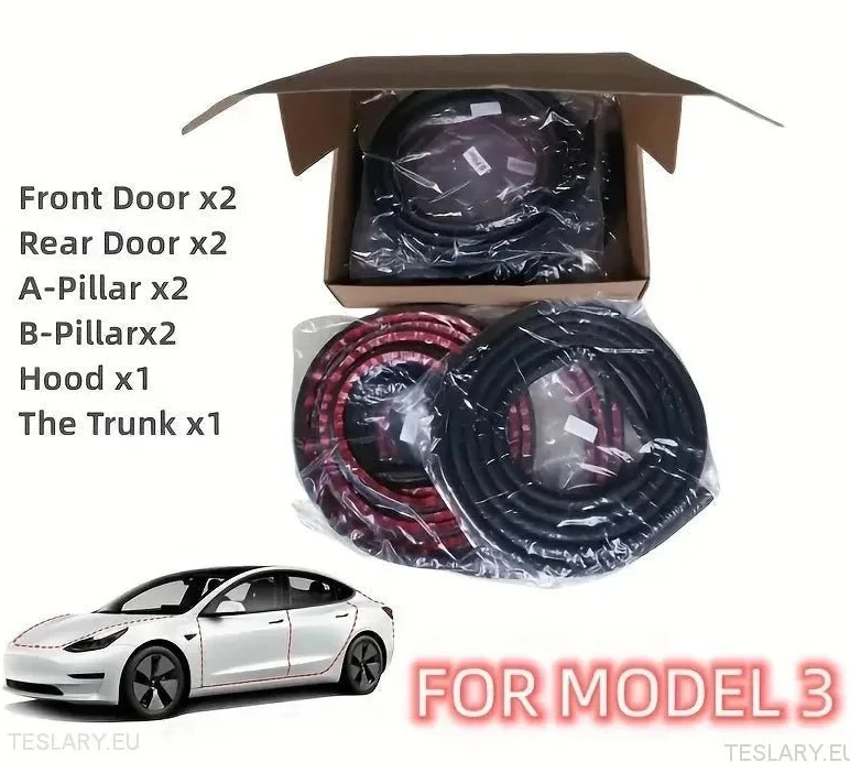 Tesla Model 3 Apsorption Sound Proficaling Strips