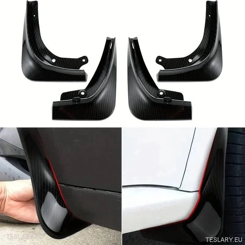 Tesla Model 3 & Highland Carbon Fiber stil blata (4 komada)