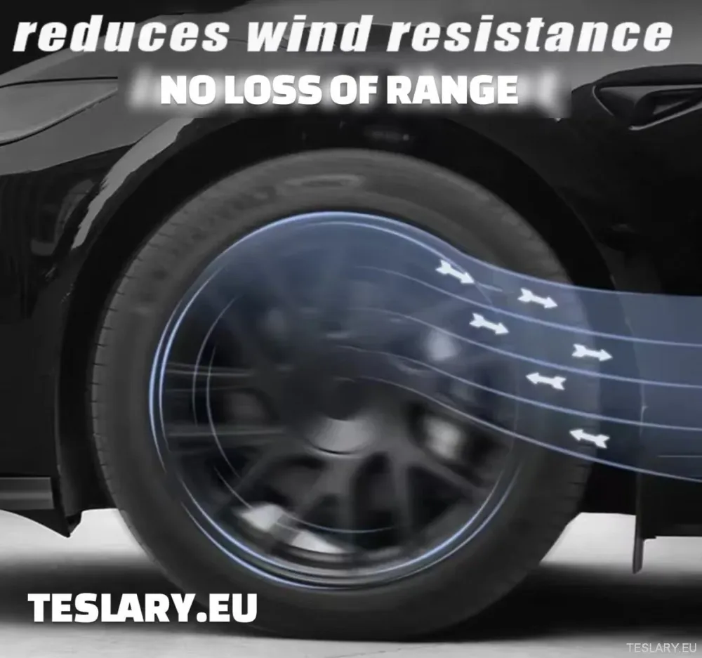 18 "Tesla Model 3+ Highland Full Rim Matte Matte crni kotači