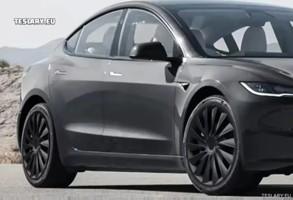 18 "Tesla Model 3+ Highland Performance Induction Style Covers - Svijetlo crno