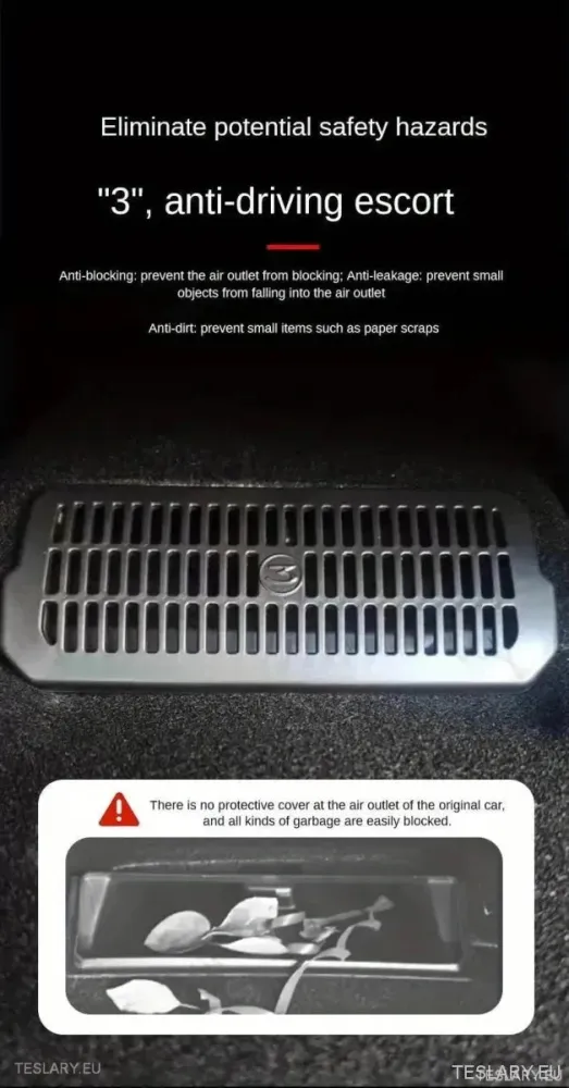 Tesla Model 3 +Highland pod poklopcem izlaza zraka (2 komada)