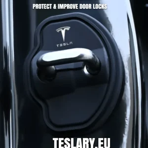 Tesla Model 3/3+ Highland & Y Silikonski zaštitnik za zaključavanje vrata s logotipom