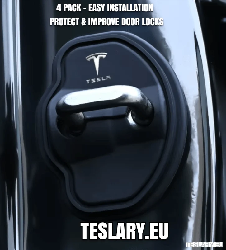 Tesla Model 3/3+ Highland & Y Silikonski zaštitnik za zaključavanje vrata s logotipom