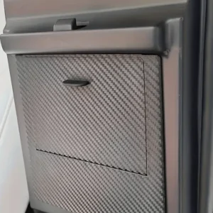 Tesla Model 3 / Y HRMREST Skriveni skladištenje Magnetska zaključavanje ugljikovog vlakana završni sloj