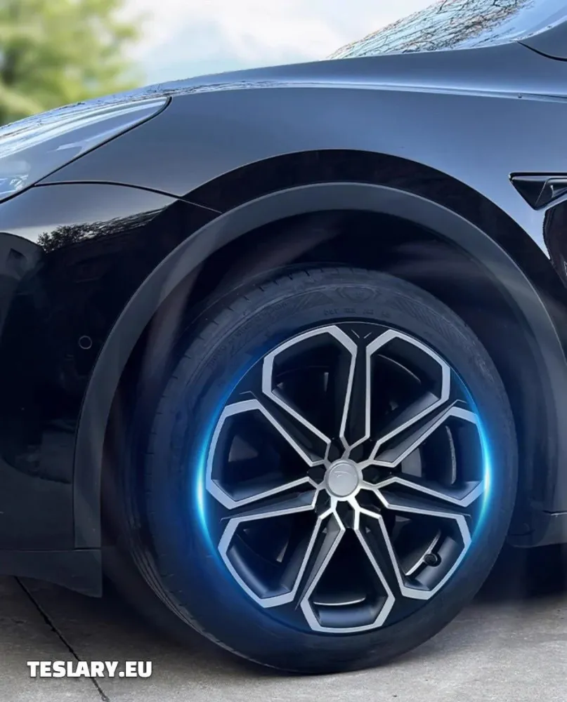 Tesla Model Y 19 "Jedinstveni S4 Hubs s punim poklopcem