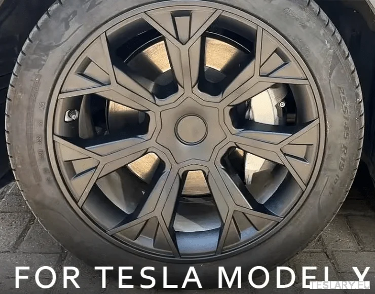 Tesla Model Y 19 "Jedinstveni S4 Hubs s punim poklopcem