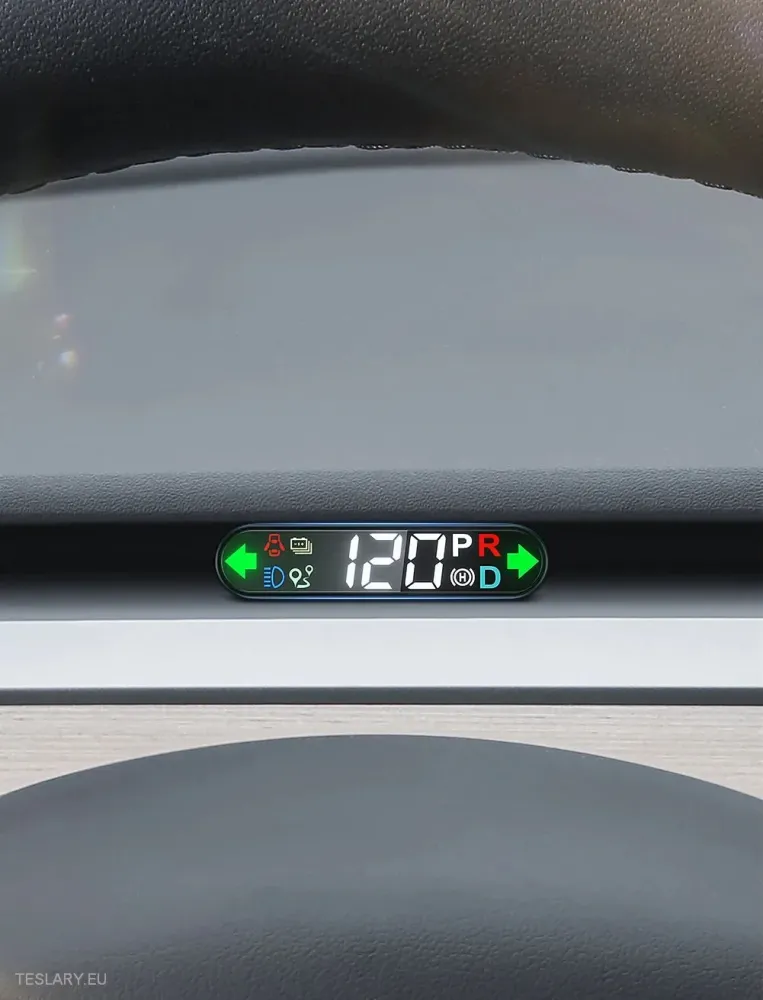 Tesla Model 3 / Y mjerač brzine glave up prikaza