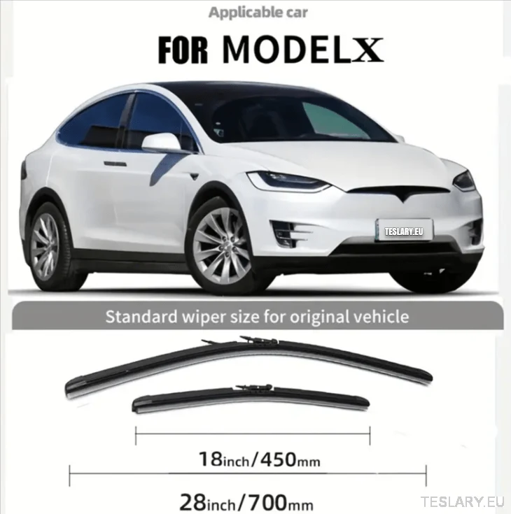 Tesla Model X Model X Blade Kit (oba brisač) 18/28 2016 - 2020 LHD