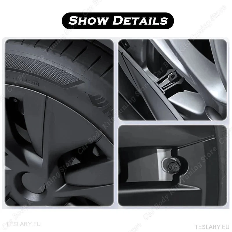 Tesla Model Y 19 "Performanse Full Cover Wheur Hubs